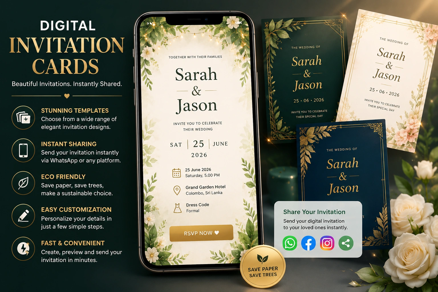Digital E-Invitation System